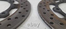 Paire Disques Frein Avant Yamaha Tmax 530 2015 2016 Voir Photo Rayures