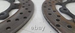 Paire Disques Frein Avant Yamaha Tmax 530 2015 2016 Voir Photo Rayures