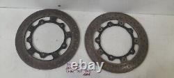 Paire Disques Frein Avant Yamaha Tmax 530 2015 2016 Voir Photo Rayures