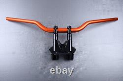 Pontets Riser avec Guidon Orange-Noir YAMAHA TMAX 530 T-MAX SJ09 2015-2016