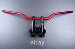 Pontets Riser avec Guidon Rouge-Noir YAMAHA TMAX 500 T-MAX SJ06 2008-2011