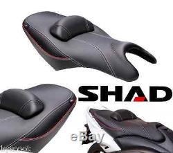 Selle SHAD Confort pour scooter YAMAHA T-MAX 530 TMAX 2008 à 2016 noir rouge