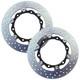 Set 2 Disques Frein Avant Rms Flottant Pour Yamaha Tmax T-max 500 2008 2011