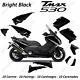 Set Carénage Coques Matières Plastiques Yamaha Tmax T-max 530 2012 Noir Poli N