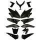 Set Carénage Plastique Noir Lucid Yamaha Tmax T-max 500 2008-2009-2010-201