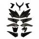 Set Coques Plastique Carénage Pour Yamaha T Max Tmax 500 2008 2011 Noir