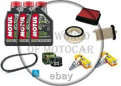 Set / Entretien Yamaha Tmax 500 2008 2011 Huile Motul 10W40 / Filtres Bougies