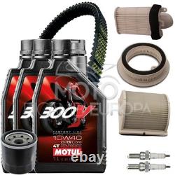 Set Entretien pour Yamaha T-MAX 500 2001/2007 Huile Courroie Bougies + Filtres