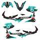 Set Graphiques Adhésifs Compatible Avec Yamaha Tmax T-max 530 2017 2018 2019