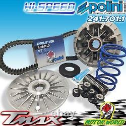 Set Variateur Courroie Hi-Speed Polini Yamaha Tmax 530 560 Evolution 2012 2021