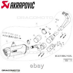YAMAHA T-MAX 560 2020-2022 Ligne complete AKRAPOVIC S-Y5R8-HILT